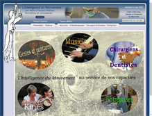 Tablet Screenshot of gestesetpostures.com